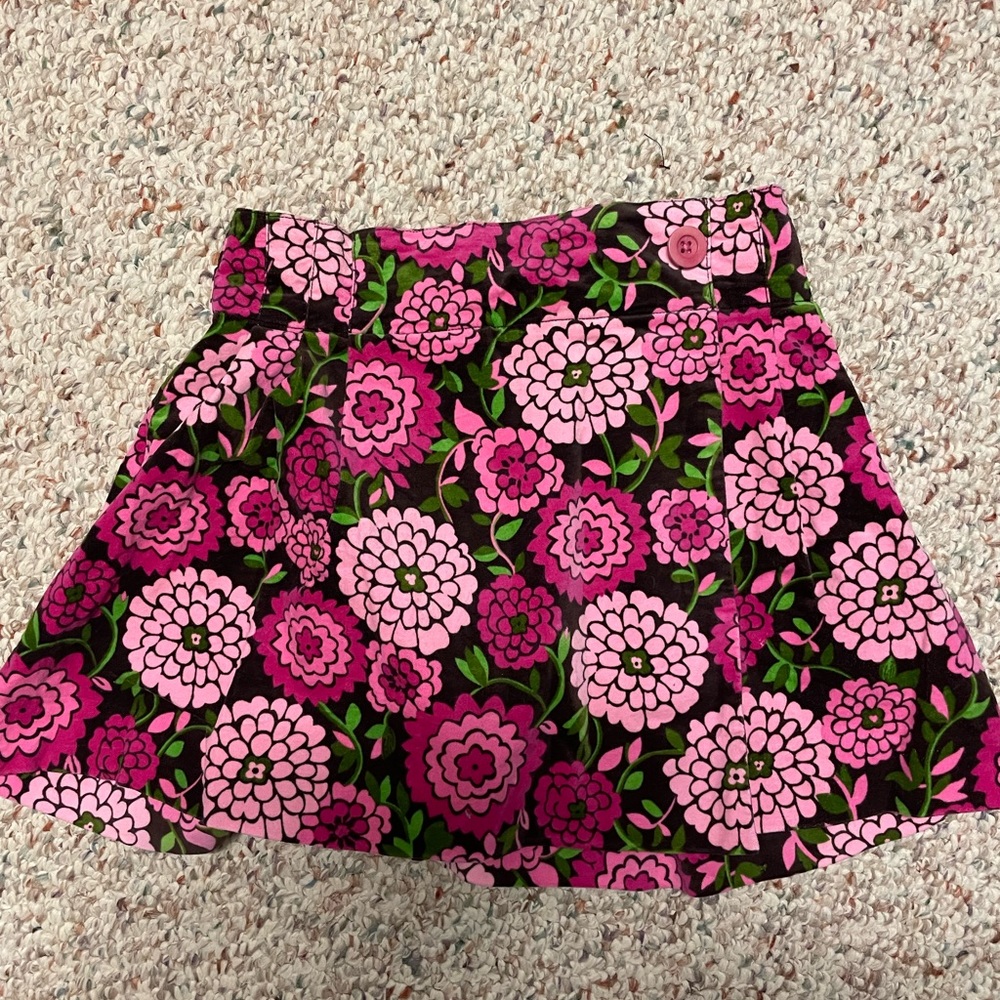 Lily Pulitzer suede like skirt